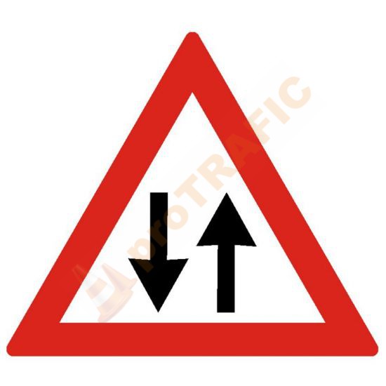 Indicator rutier avertizare A31 Circulatie in ambele sensuri - Protrafic
